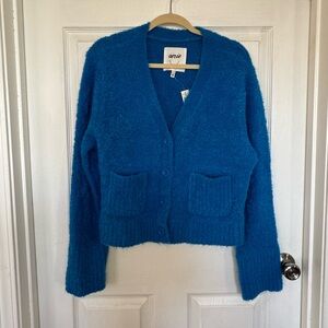 NWT Aerie Teddy Boucle Cardigan